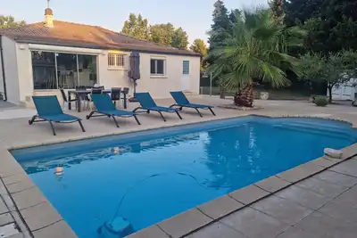 Image de Très belle villa privée avec piscine sur terrain arboré de 1500m2