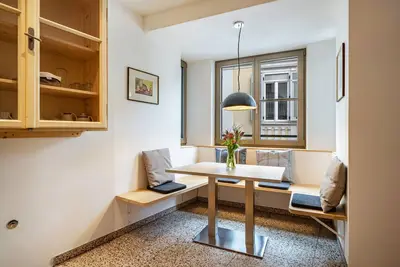 Image de Appartement de vacances \"Domus Faber 2b\" avec vue sur les montagnes, balcon et Wi-Fi.