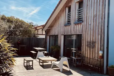Image de Arès Bassin d’Arcachon Villa Papyrus maison 4 chambres 200m de la plage