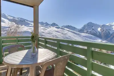 Image de Studio à 400 mètres des pistes + accès spa à 100m