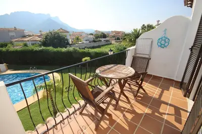 Image de Duplex California avec accès direct à la piscine