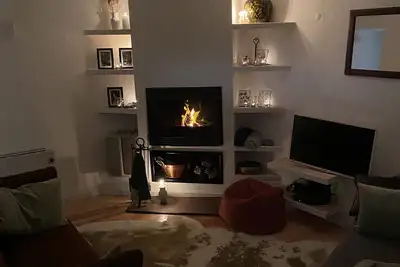 Image de Romantic house in the historic center of Sardoal, with fireplace, patio and fountain.