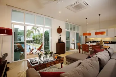 Image de O2bt3-Vw1: 3 Bedrooms Pool Villa-Oxygen Bangtao-Full Kitchen