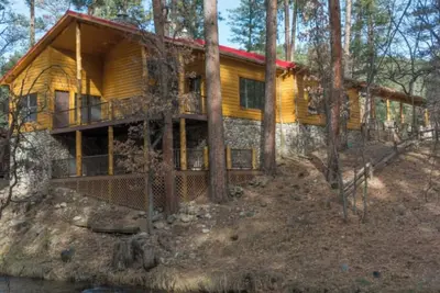 Image de Singing Pines - Huge Cabin Perched High Atop the Rio Ruidoso