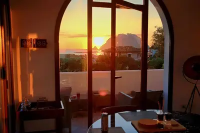 Villa Monte Contros, pool, sea view and a few minutes to the beach.