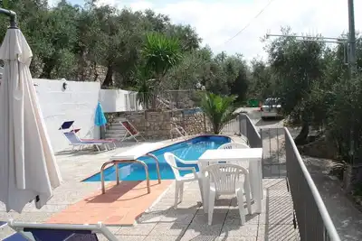 Image de Six - Accommodation under pool with panoramic view, among olive trees, sea 15 km away