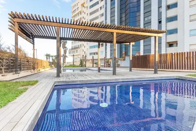 Image de Appartement 3 chambres, piscines, face à la mer