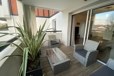 Image de Appartement cosy avec balcon près du centre de Capbreton, parking et Wifi inclus