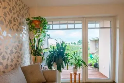 First floor apartment with garden