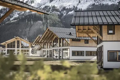 Image de Chalet neuf avec jardin et sauna privé