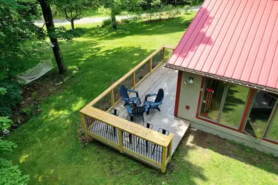 Image de Accès direct au sentier, foyer extérieur, bar de terrasse, lit King
