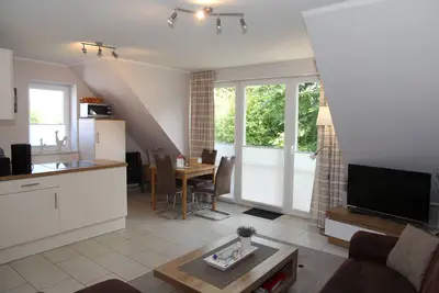Image de Schöne Ferienwohnung mit Inkludiertem Strandkorb am Strand