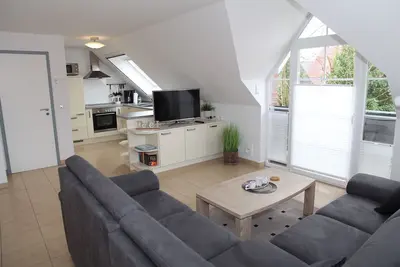 Image de Great top floor apartment (75sqm) for 4 people with guest Wc and balcony
