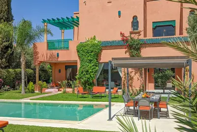 Image de Villa moderne et luxueuse à Marrakech.