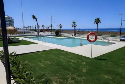 Image de Appartement 'Paraiso Duna 2' avec vue sur la mer, Wi-Fi et climatisation