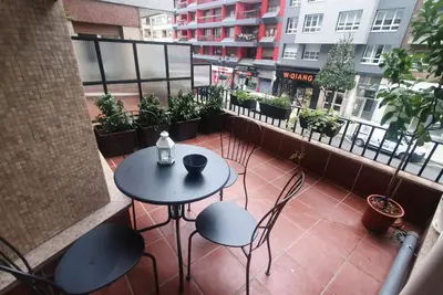 Image de Casa Riera En el Centro de Oviedo, Terraza, 2hab