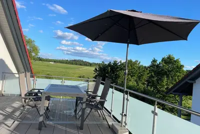 Image de Modern and bright vacation apartment with Hutewald view