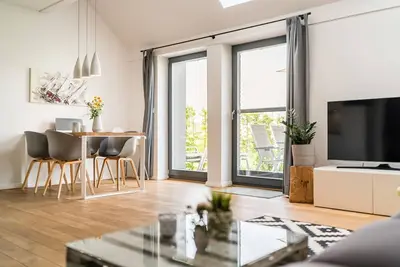 Image de Moderne Fewo & Traumhafte Sonnenterrasse am Deich - Gulfhof Polder72