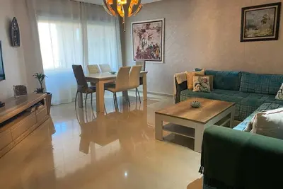 Image de Plage des Nations beautifully decorated with a swimming pool view