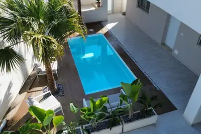 Villa 'Kennedy' avec vue sur la mer, piscine privée et climatisation