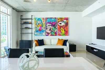 Image de Luxurious 2bd/2ba Condo in Wynwood w/ Pool & Free Parking