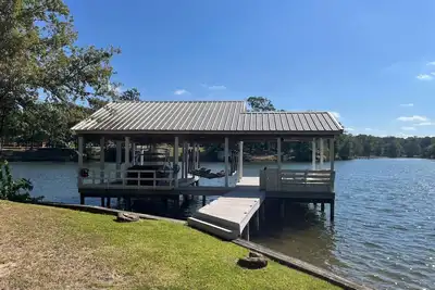 Image de Secluded Lake House on Lake Bob Sandlin with Private Boat Slip & Scenic Views