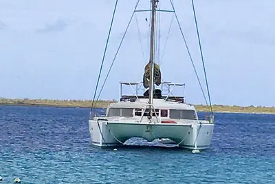 Image de A cabin on a private catamaran