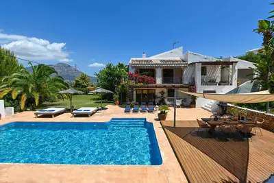 Image de Belle villa romantique à Javea, Costa Blanca, Espagne avec piscine privée pour 6 personnes