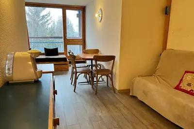 Image de Studio rénové ski aux pieds avec balcon