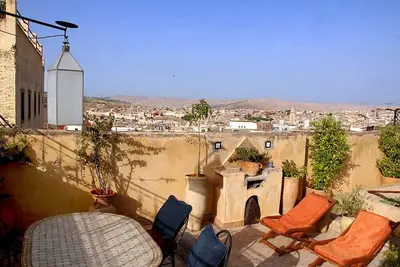 Image de Maison traditionnelle de Fès avec clim, WiFi haut débit et vue imprenable