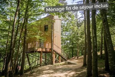 Cabane insolite dans les Cévennes - Les Sous-Bois de la Bastide