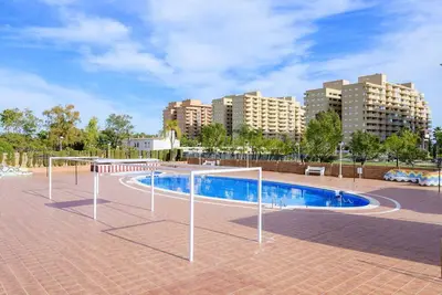 Image de Bel appartement avec piscine, Wifi, climatisation, Tv, terrasse, animaux admis et parking