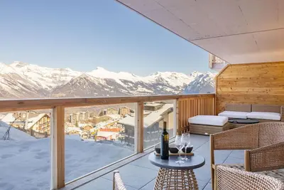 Image de Agréable appartement pour 6 personnes avec bain à remous, Wifi, Tv et balcon