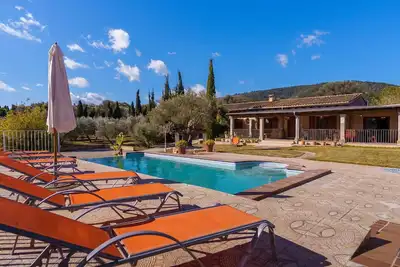 Maison de vacances privée avec Wifi, climatisation, piscine privée, Tv, patio, vue panoramique