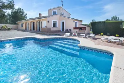 Image de Magnifique maison de vacances privée avec climatisation, piscine privée, Wifi, Tv, patio, parking