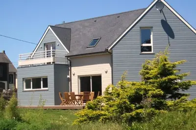 Maison bois grand confort – Denneville(Cotentin) - 50m plage -10 pers
