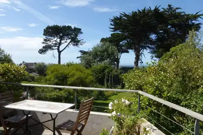 Image de Appartement avec vue mer et jardin, à 400 m de la plage à Port-Blanc