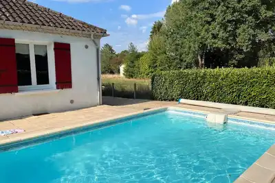 Image de House with private pool and garden near the river.