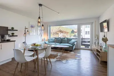 Image de Design Appartment „Alpenglühen“ nahe Breitachklamm