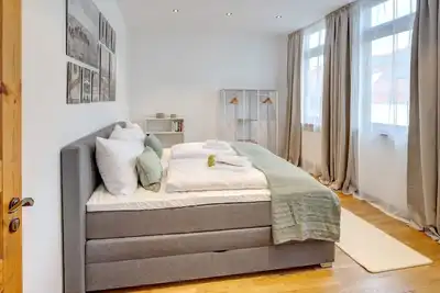 Image de Family apartment with foosball table and parking space