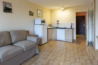 Image de Studio vue mer 4 pers, loggia équipée, plage à 50m