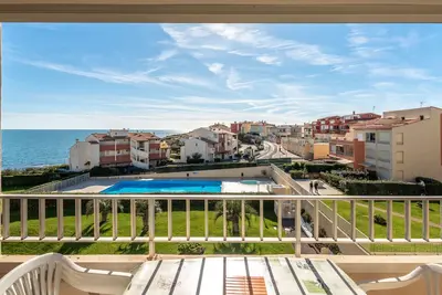 Image de Studio 4/6 pers balcon vue mer, piscine, parking