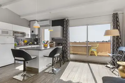 Image de Appt lumineux 4/6 pers, terrasse vue mer, parking