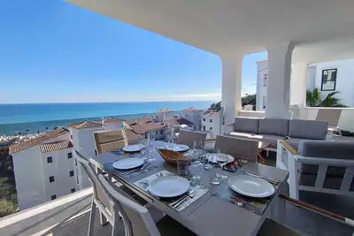 Image de Vues panoramiques sur la Mer la plage à 500 mètres