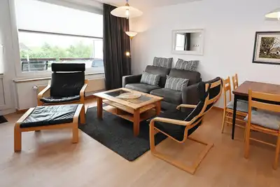Apartment Boje an der Perlebucht with balcony and sea view