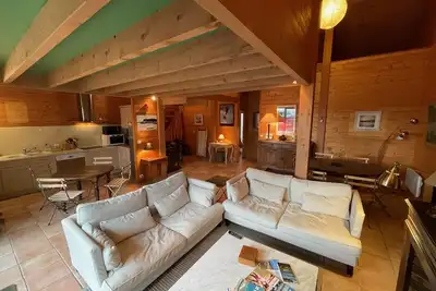 Image de Vue bassin avec 3 chambres et 6 couchages