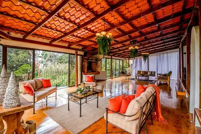 Image de View paradise with an expansive yard, wood-burning fireplace, and W/D