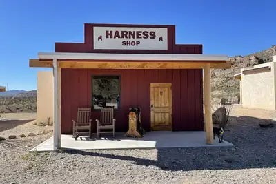Big Bend Lodging at Ten Bits Ranch | Room #11 (Harness Shop)