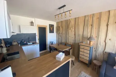 Image de « Le cocon Pèlerin » Appartement chaleureux, déco montagne à 50 m des remontées