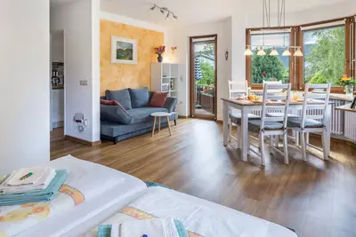 Image de Appartement \"Friedolin\" avec vue sur les montagnes, terrasse privée et Wi-Fi